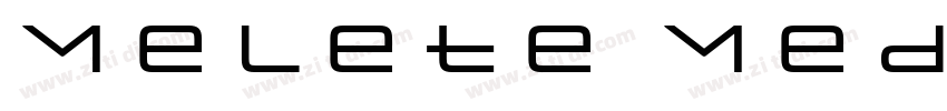 Melete Medium字体转换